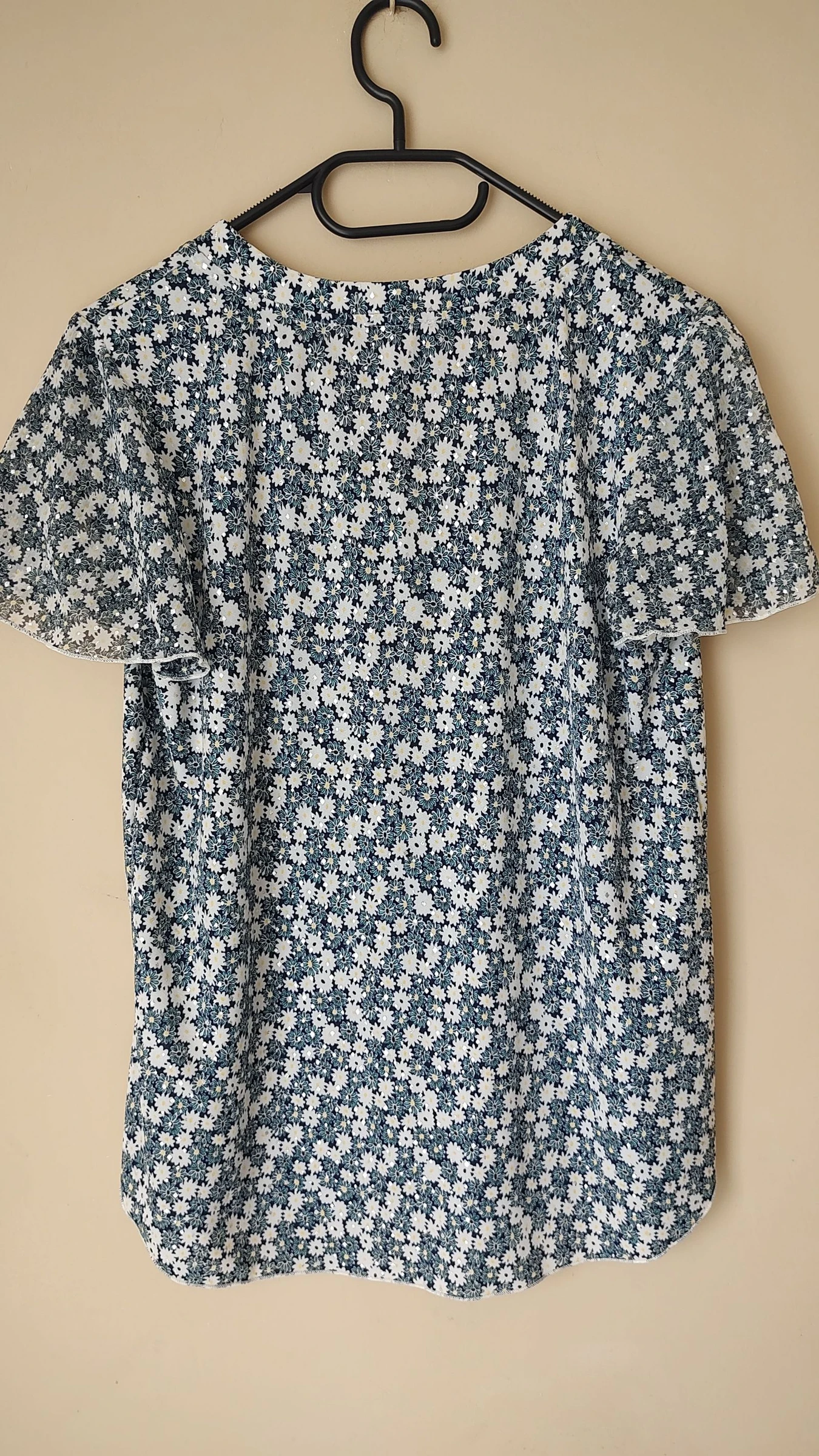 Blusa fluida con cuello en V y estampado floral - 38/M - Cache cache – photo 5